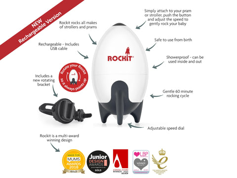 The Rockit Stoller Rocker Rechargeable Version